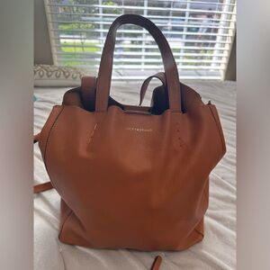 Lucky Brand Tan Leather Purse with Walllet